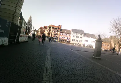 Streckenfoto bei Kilometer 0