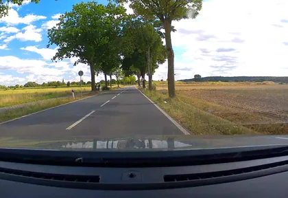 Streckenfoto bei Kilometer 4