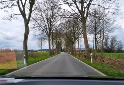 Streckenfoto bei Kilometer 16,4