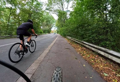 Streckenfoto bei Kilometer 0,2