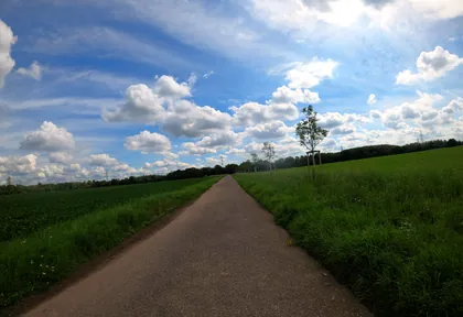 Streckenfoto bei Kilometer 2,4