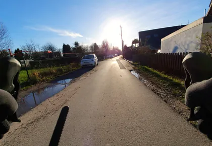Streckenfoto bei Kilometer 9,8