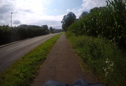 Streckenfoto bei Kilometer 3,4