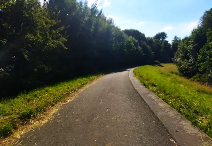 Streckenfoto bei Kilometer 10,4