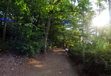 Streckenfoto bei Kilometer 18