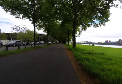 Streckenfoto bei Kilometer 3