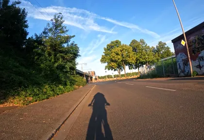 Streckenfoto bei Kilometer 2,1