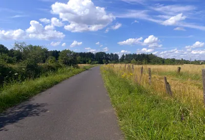 Streckenfoto bei Kilometer 25,4