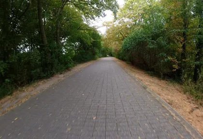 Streckenfoto bei Kilometer 2,8