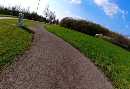 Streckenfoto bei Kilometer 23,6
