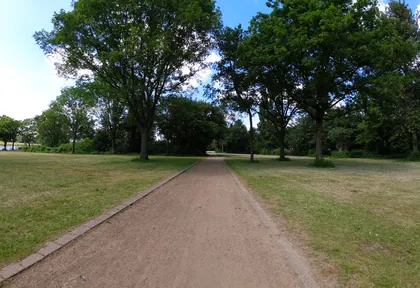 Streckenfoto der Route Krefeld, Moerskanal und Allee