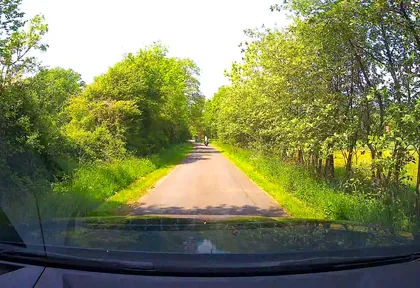 Streckenfoto bei Kilometer 9,4