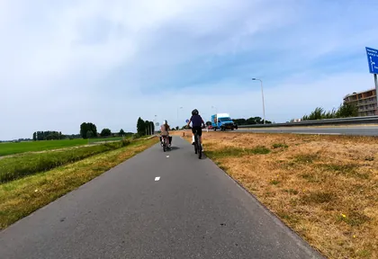 Route photo at kilometre 19.8