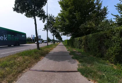 Route photo at kilometre 24