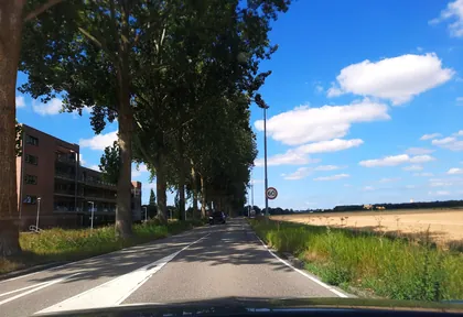 Route photo at kilometre 0