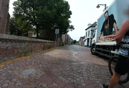 Route photo at kilometre 17.3