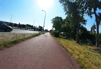Route photo at kilometre 9