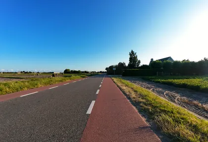 Route photo at kilometre 6.6