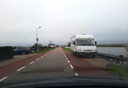 Route photo at kilometre 31.2