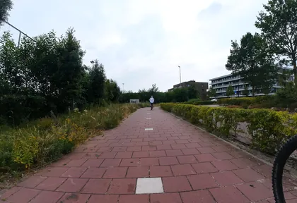 Route photo at kilometre 18.4
