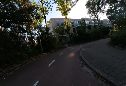 Route photo at kilometre 3.2