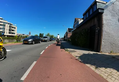 Route photo at kilometre 1.1