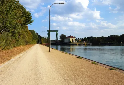 Streckenfoto bei Kilometer 18,5