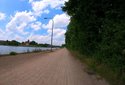 Streckenfoto bei Kilometer 18,6