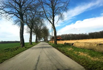 Streckenfoto bei Kilometer 0,2