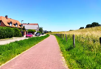 Route photo at kilometre 30.6