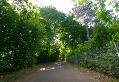 Route photo at kilometre 10.4