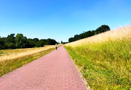 Route photo at kilometre 25.2