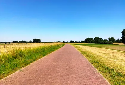 Route photo at kilometre 27.6