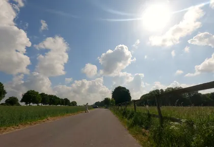 Route photo at kilometre 5.4