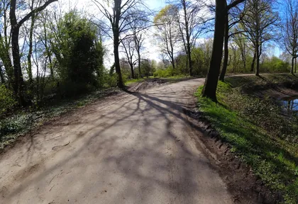 Route photo at kilometre 19.6