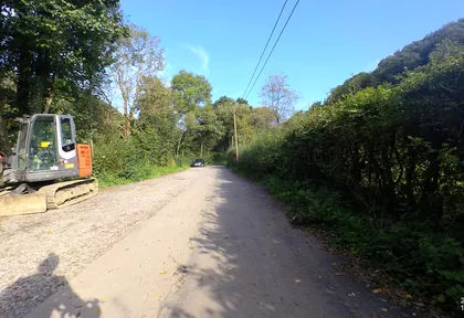 Route photo at kilometre 16