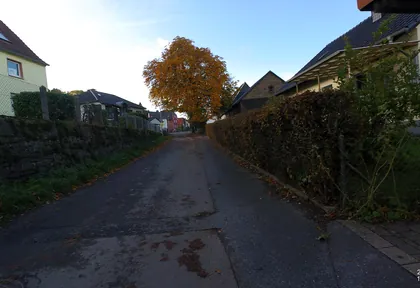 Route photo at kilometre 27.2