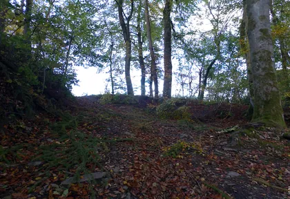 Route photo at kilometre 28.6
