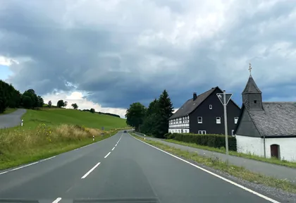 Streckenfoto bei Kilometer 12,9