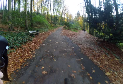 Route photo at kilometre 10.4