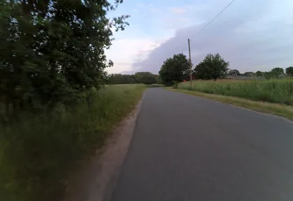 Route photo at kilometre 6.8