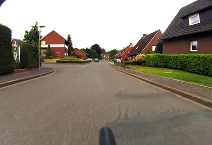 Route photo at kilometre 2.3