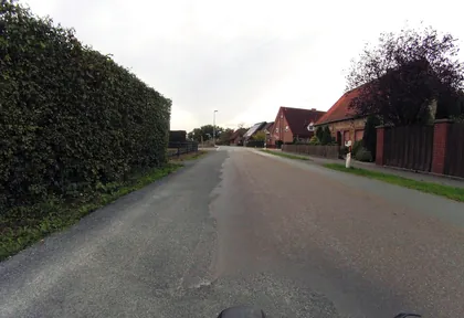 Route photo at kilometre 40.6