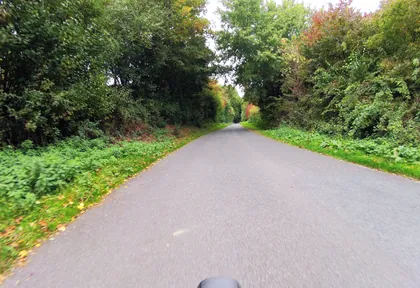 Route photo at kilometre 42.8