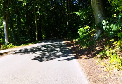 Route photo at kilometre 13