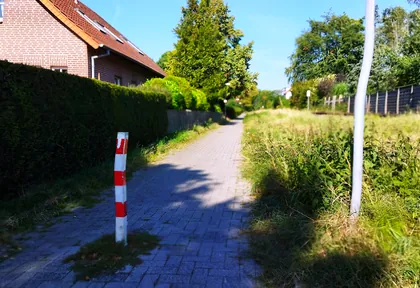 Route photo at kilometre 16.4