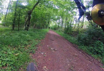 Route photo at kilometre 31.1