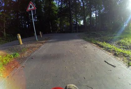 Route photo at kilometre 37