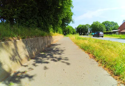 Route photo at kilometre 2.5