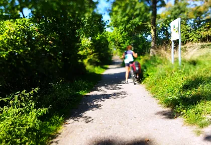 Route photo at kilometre 15.2